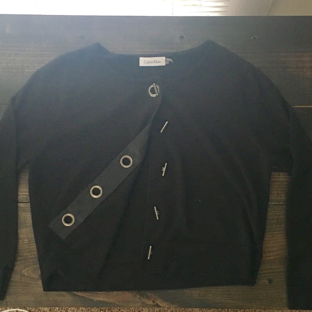Calvin Klein Clip-Up Cardigan
